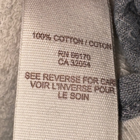 Free People Cream w/ Gray/Black Printed Cross Stitch Design Open Front Jacket - Picture 13 of 14